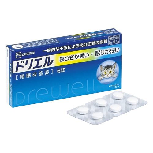 【指定第2類医薬品】 エスエス製薬 ドリエル (6錠)