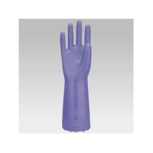 KAWANISHI やわらかい手袋 ビニール／厚手 #2046 パープル サイズ：L
