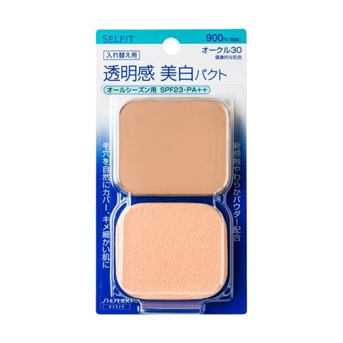 資生堂（SHISEIDO） セルフィット ピュアホワイトファンデーション オークル30 （レフィル） (13g)