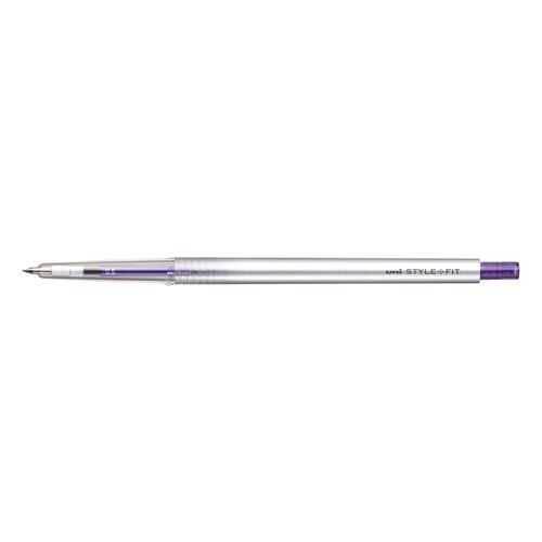 三菱鉛筆 UMN-139-05 スタイルフィット ゲルインクボールペン ノック式（リフィル入） 0.5mm バイオレット