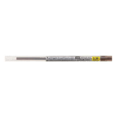 三菱鉛筆 UMR10938.22 リフィルゲル0．38 BRB スタイルフィット ブラウンブラック