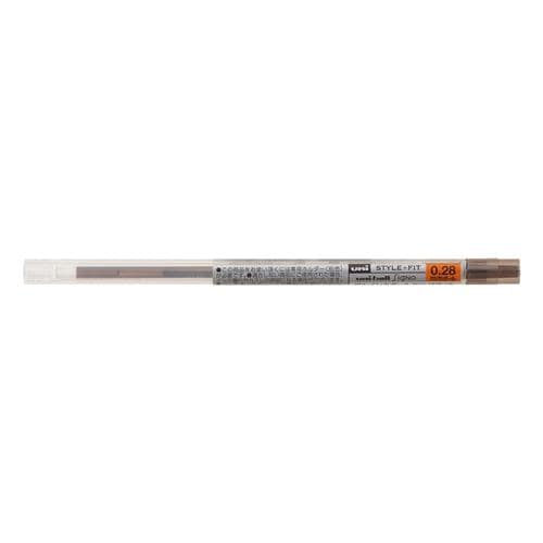 三菱鉛筆 UMR10928.22 リフィルゲル0．28 BRB スタイルフィット ブラウンブラック