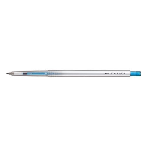 三菱鉛筆 スタイルフィット ゲルインクボールペン ノック式（リフィル入） 0.28mm スカイブルー