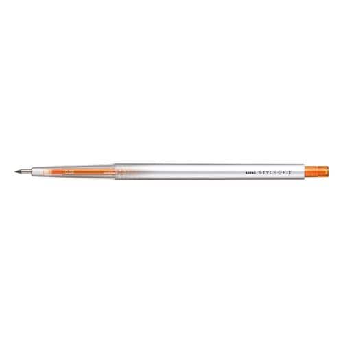 三菱鉛筆 UMN-139-28 スタイルフィット ゲルインクボールペン ノック式（リフィル入） 0.28mm オレンジ