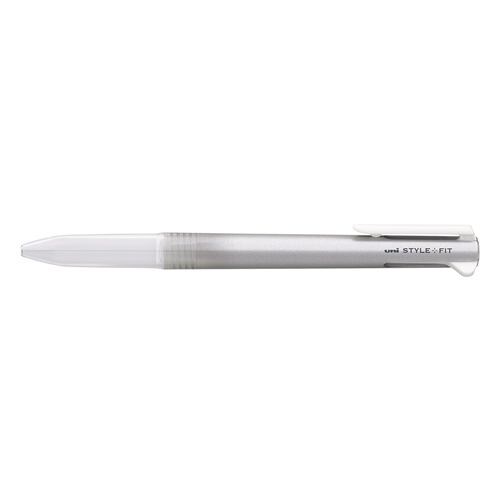 三菱鉛筆 UE3H208.26 3色ホルダー クリップ付き ＳＶ スタイルフィット シルバー