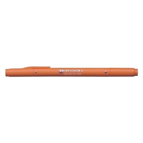 トンボ鉛筆 WS-TP48 プレイカラー2 パック入り   ハニーオレンジ