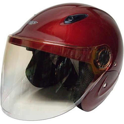 石野商会 ヘルメットMAX207B-22 セミジェットヘルメット キャンディレッド