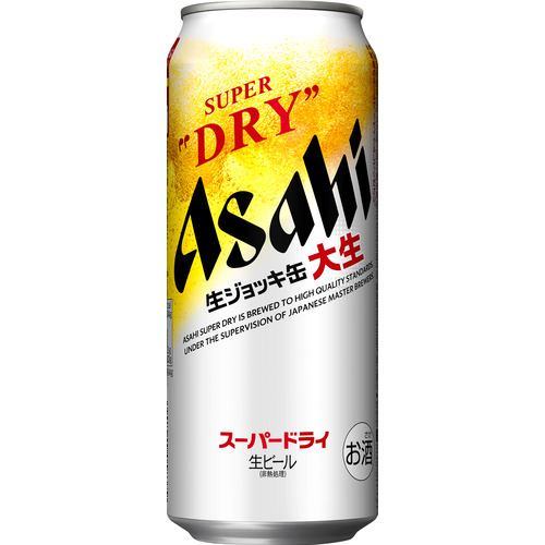 アサヒビール ドライ生ジョッキ缶ケース 485ml Ｘ24本