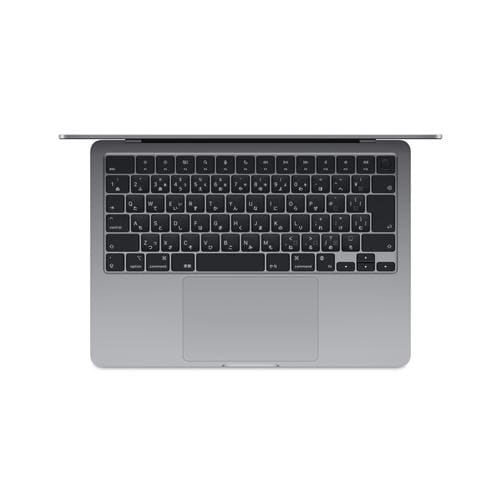 アップル(Apple) MXCR3J/A 13インチMacBook Air 8コアCPUと10コアGPUを搭載したApple M3チップ 16GB  512GB SSD スペースグレイ | ヤマダウェブコム