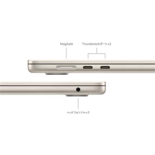 アップル(Apple) MRYR3J/A 15インチMacBook Air 8コアCPUと10コアGPUを