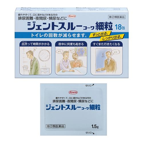 【指定第2類医薬品】 興和 ジェントスルーコーワ細粒 (18包)