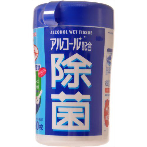 和光堂(WAKODO) アルコール配合 除菌ウエッティー (120枚) 【衛生用品】