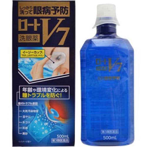 【第3類医薬品】 ロート製薬 ロートV7洗眼薬 (500mL)