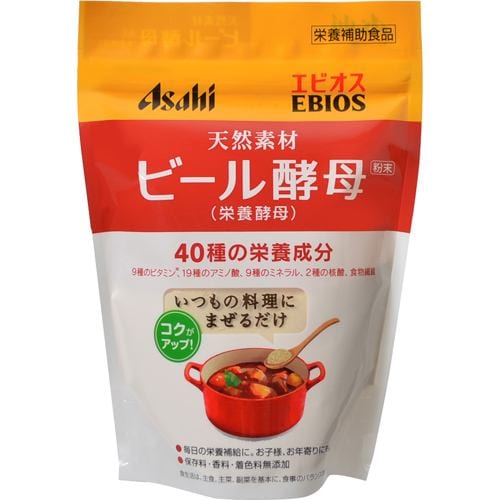 アサヒグループ食品（Asahi） エビオス ビール酵母（栄養酵母）粉末 (200g) 【栄養補助食品】