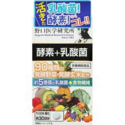 明治薬品 野口医学研究所 酵素+乳酸菌（120粒） 【健康補助】