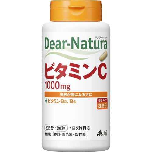 アサヒフードアンドヘルスケア（Asahi） ディアナチュラ (Dear-Natura)  ビタミンC 60日分 (120粒) 【健康食品】
