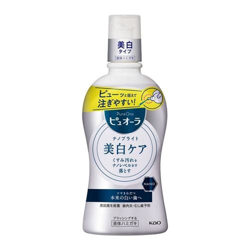 花王 薬用ピュオーラ ナノブライト 液体ハミガキ 400ml 【医薬部外品】