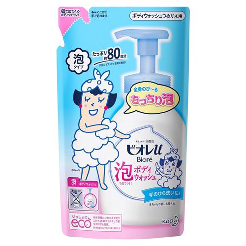 花王 ビオレｕ 泡で出てくるボディウォッシュ ［つめかえ用］480ml