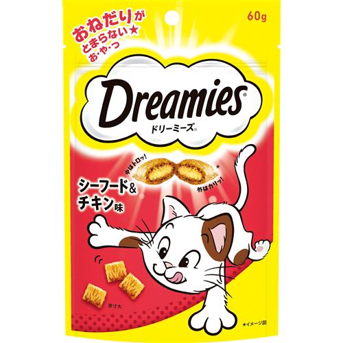 マースジャパンリミテッド ＤＲＥ３  ドリーミーズ シーフード＆チキン味  ６０ｇ