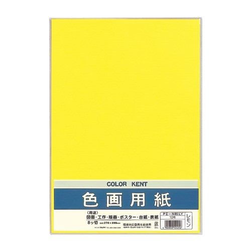 マルアイ Pエ-N85LY 色画用紙 Ｎ８５３ レモン