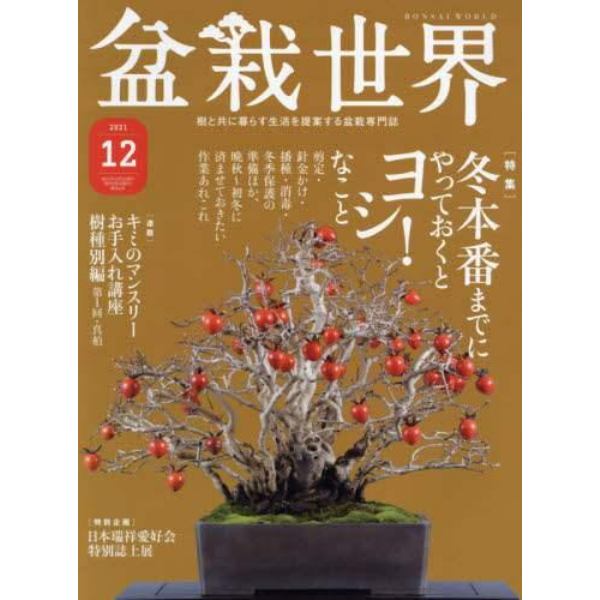 盆栽世界　２０２１年１２月号