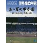 あゝ夏の甲子園～昭和の高校野球～　２０２３年９月号　昭和４０年男増刊